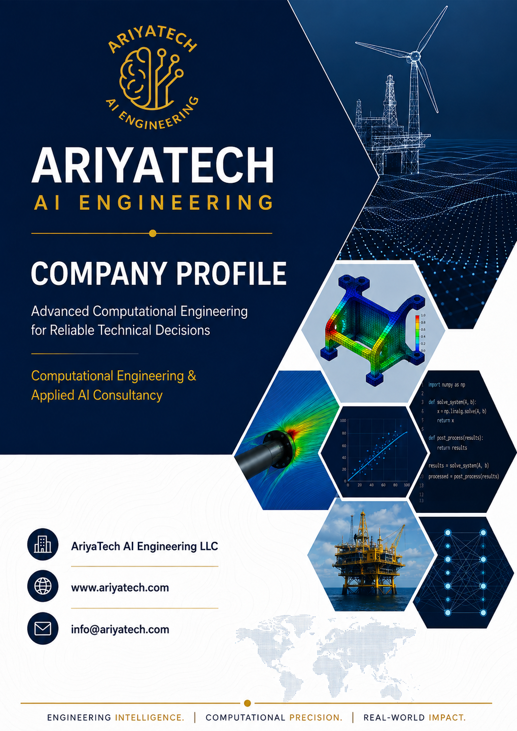 AriyaTech AI Engineering Company Profile cover