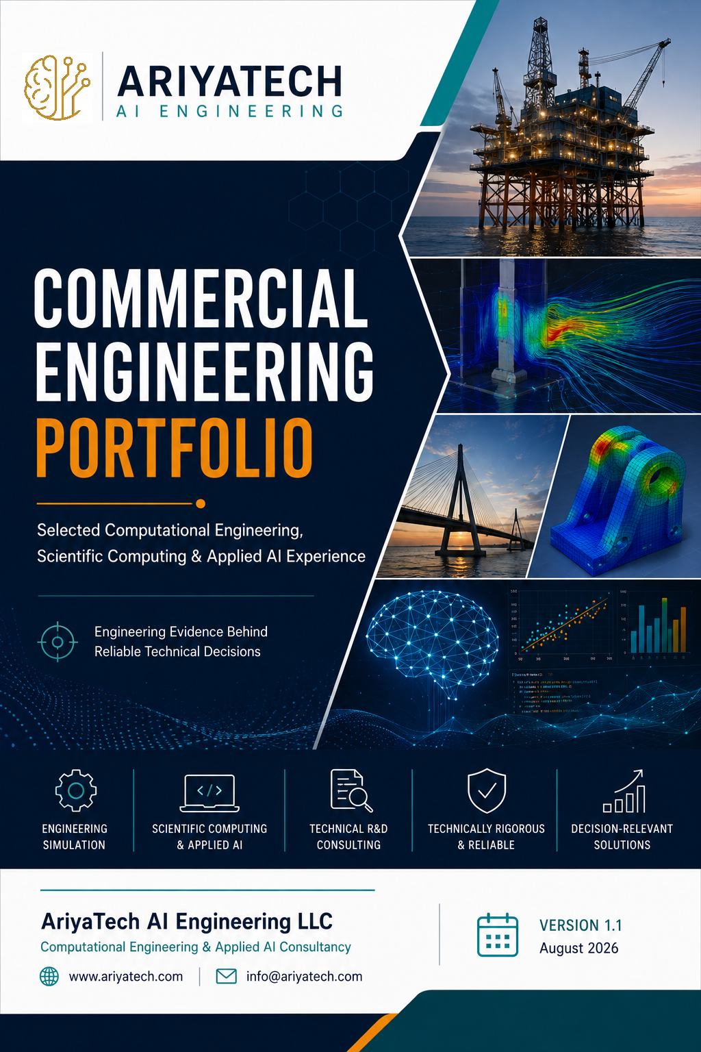 AriyaTech Commercial Engineering Portfolio cover